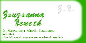 zsuzsanna nemeth business card